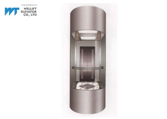 Semi Cirkel Commerciële Glasliften, de Standaardzaal van de Configuratiemachine Minder Lift